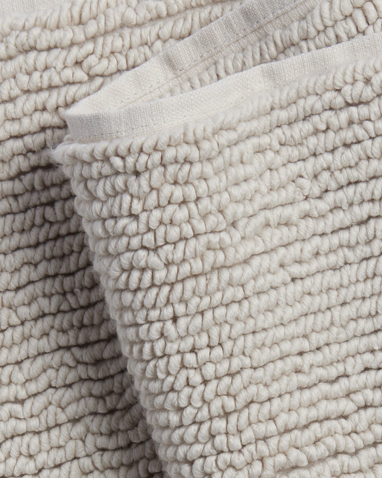 Soft Rib Tub Mat (Bone)