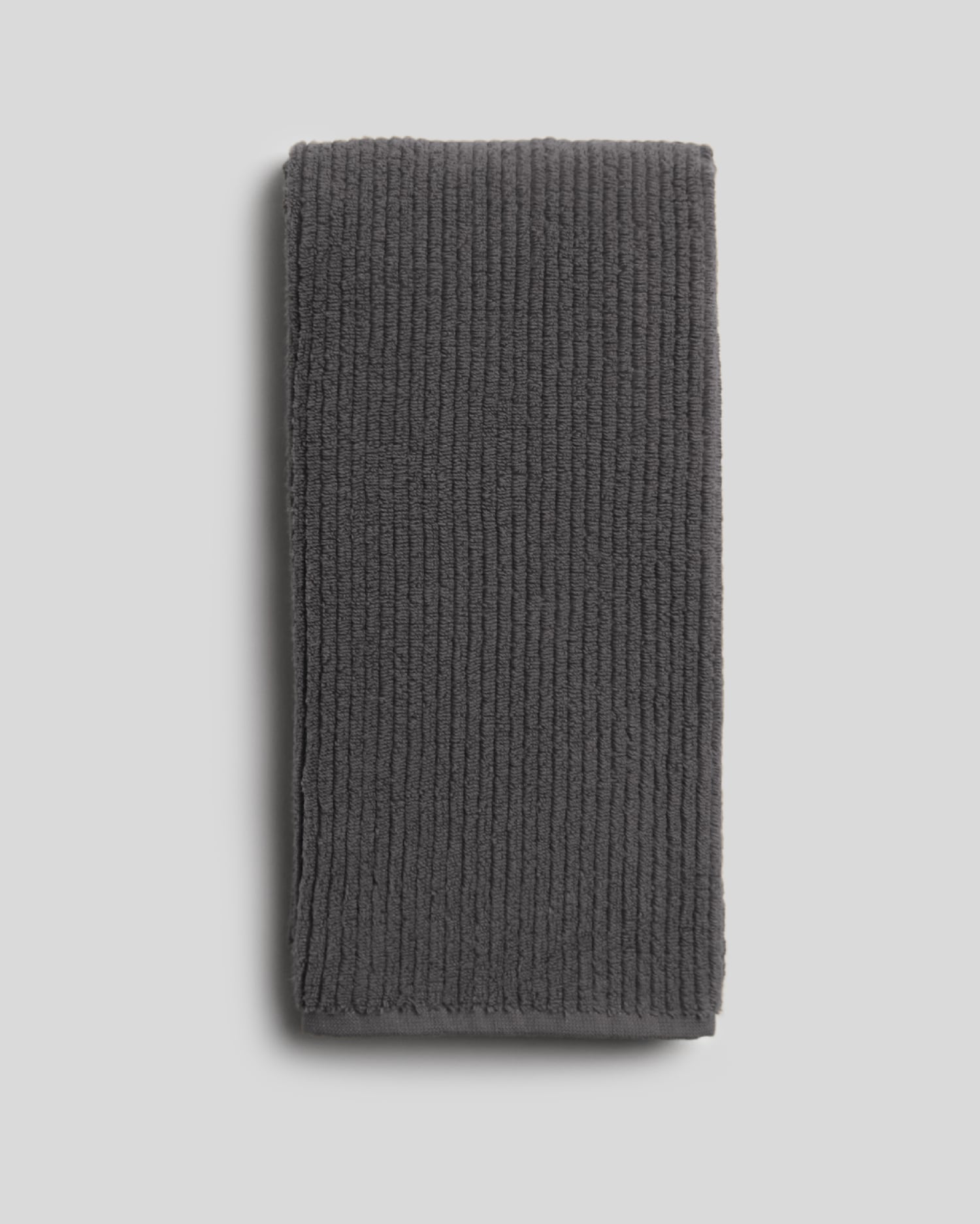 Soft Rib Towels - FINAL SALE (Dark Grey)
