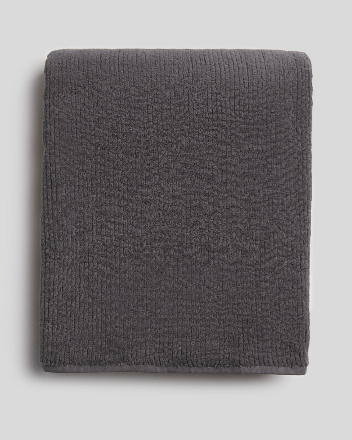 Soft Rib Towels - FINAL SALE (Dark Grey)