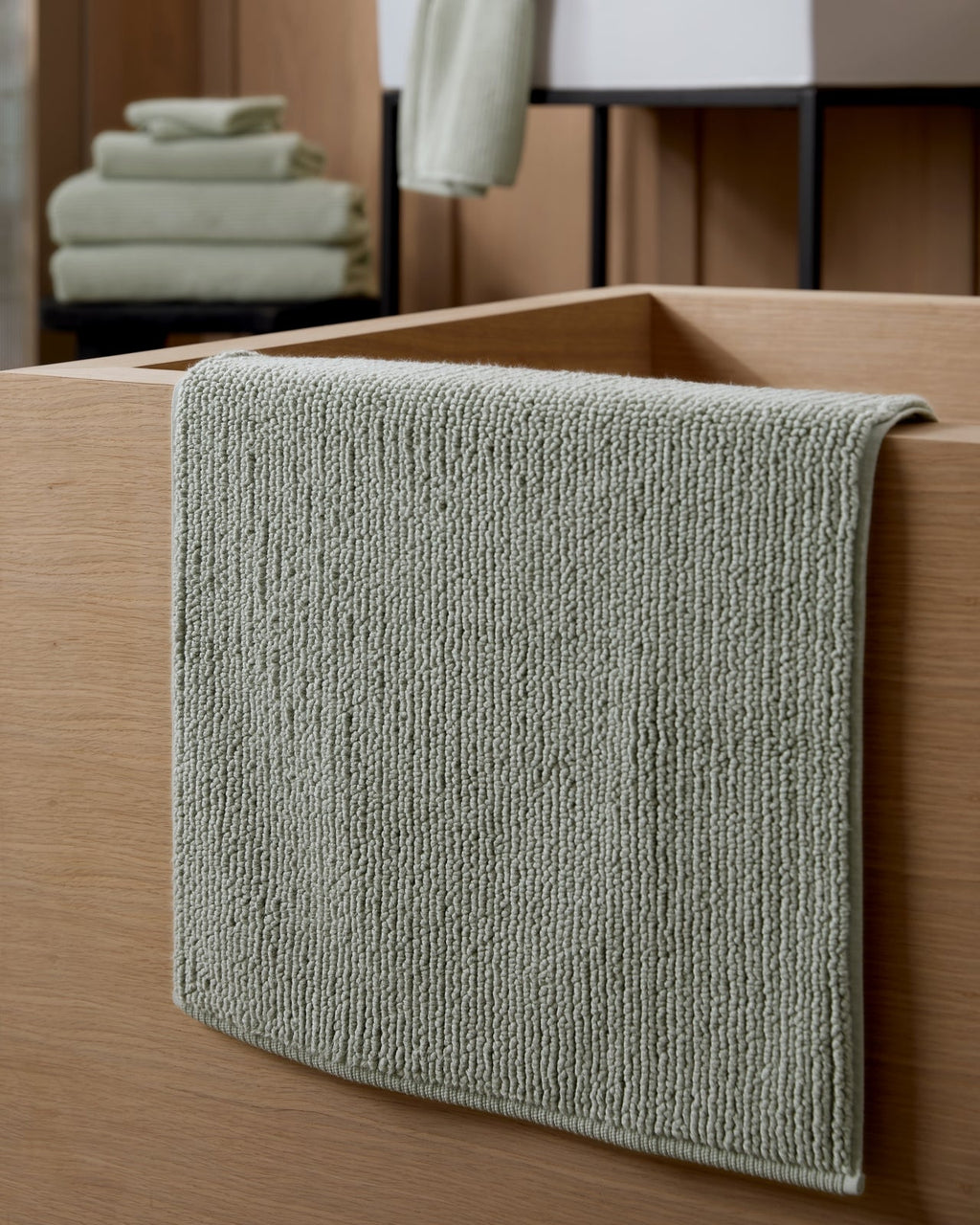 Soft Rib Tub Mat (Sage)