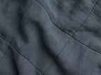 Linen Box Quilted Sham Set (Dusk)