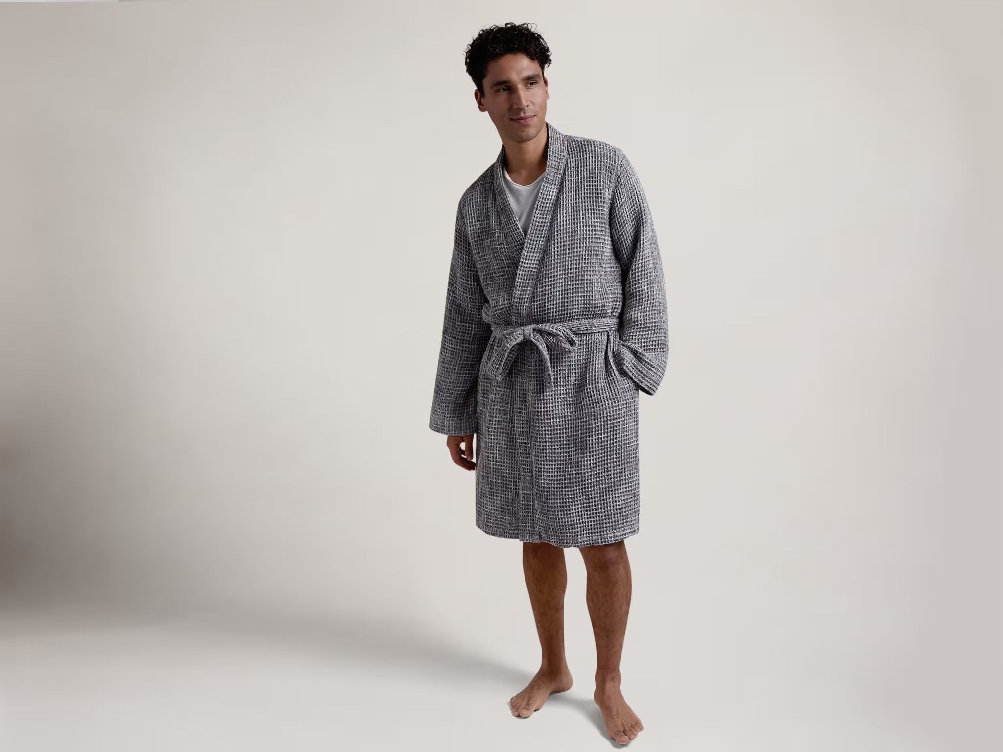 Waffle Robe (Grey)