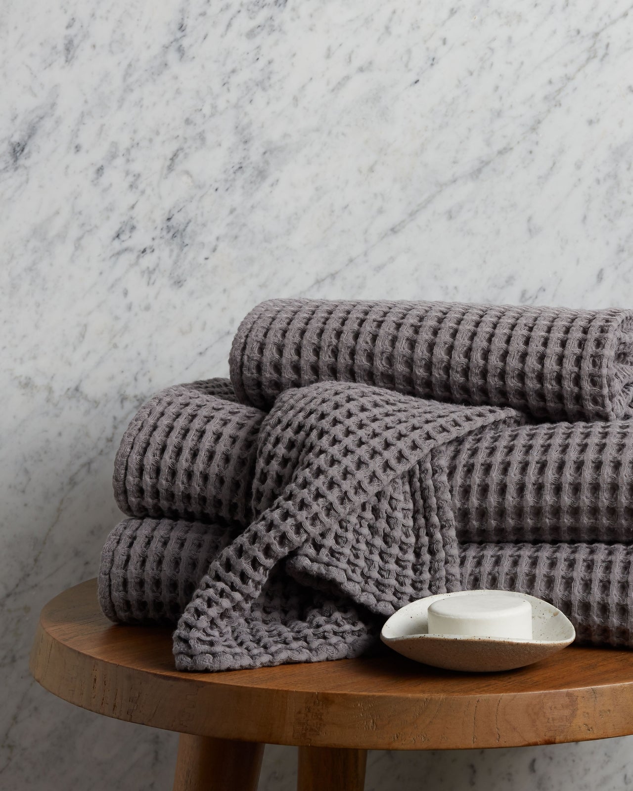 Waffle Towels - FINAL SALE (Charcoal)