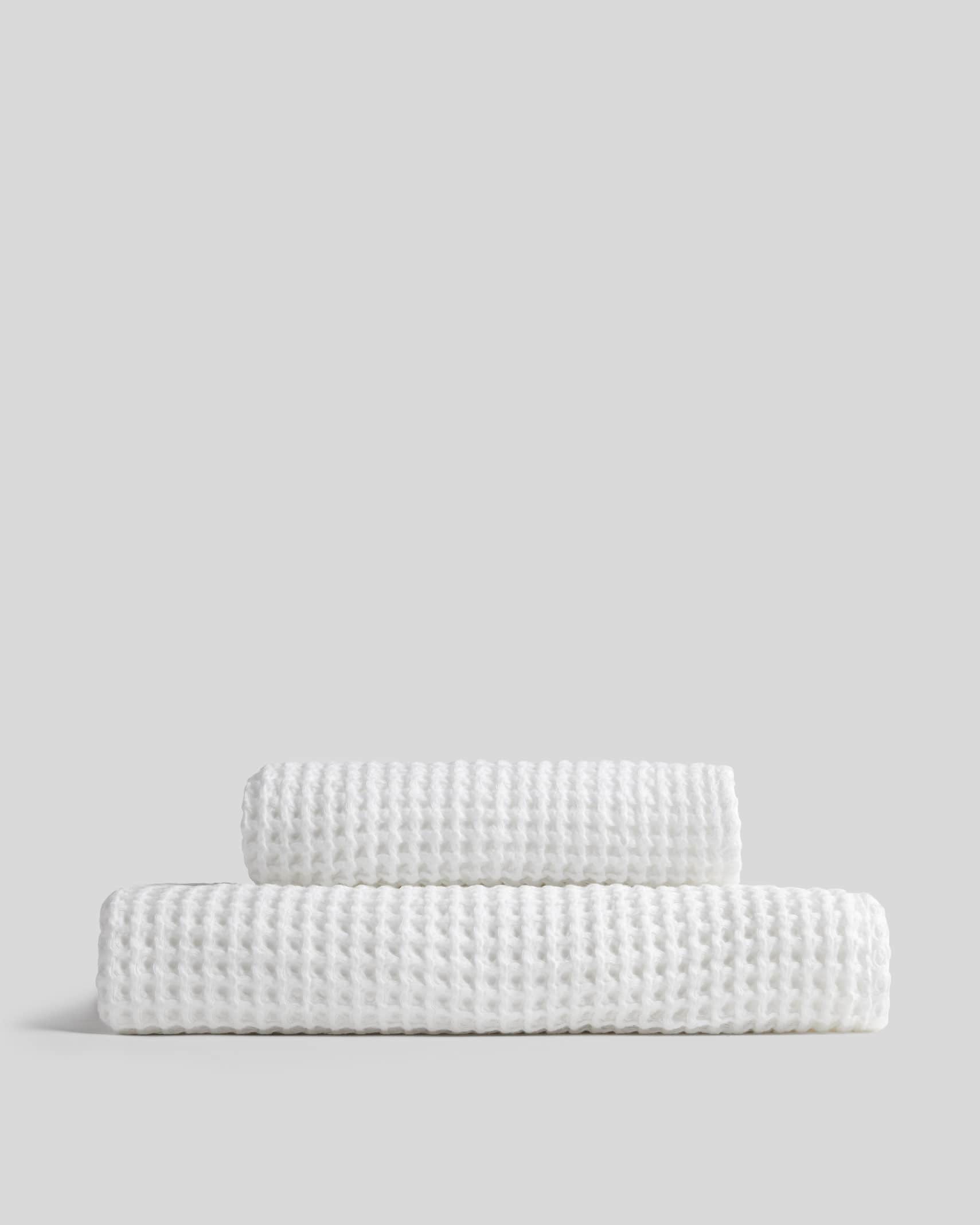 Waffle Towels (White)
